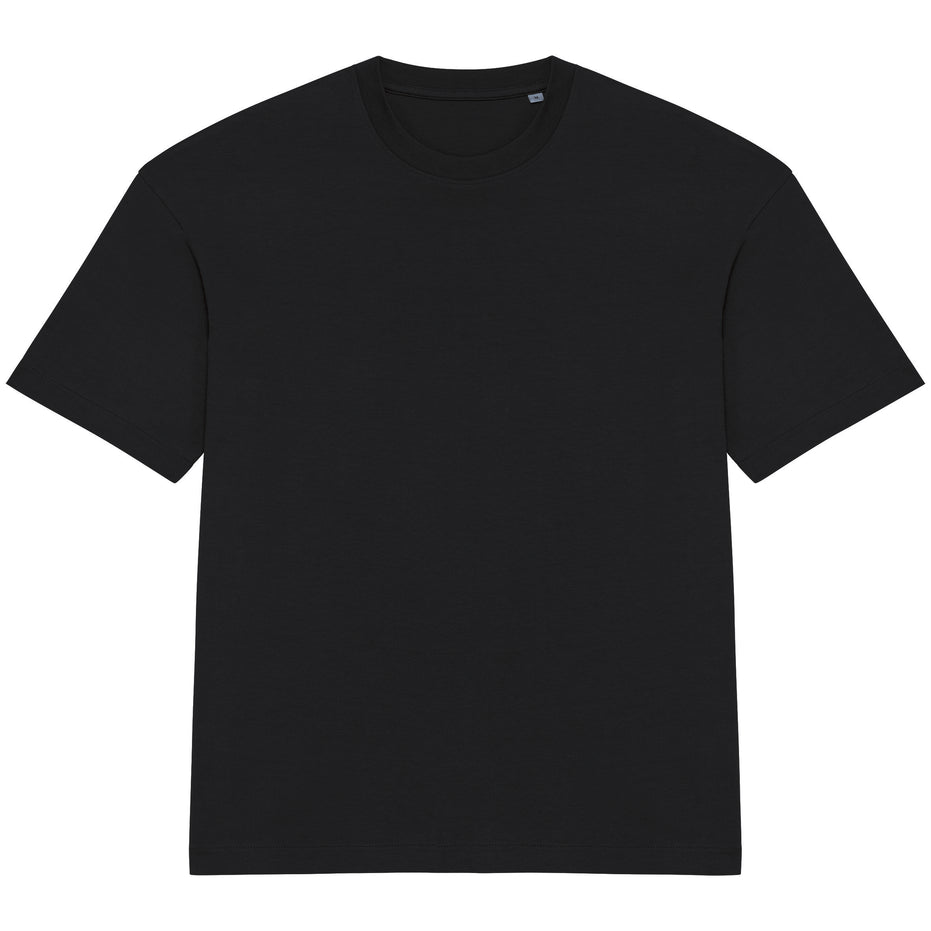 Black oversize t-shirt blank for customization