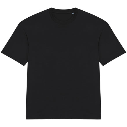 Black oversize t-shirt blank for customization