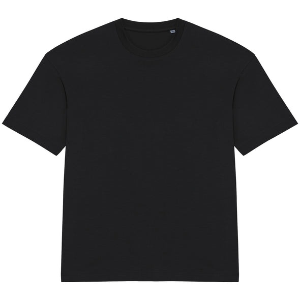 Black oversize t-shirt blank for customization