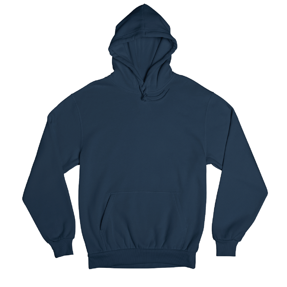Navy blue hoodie blank for customization