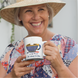 Custom ceramic mug with personalized design example