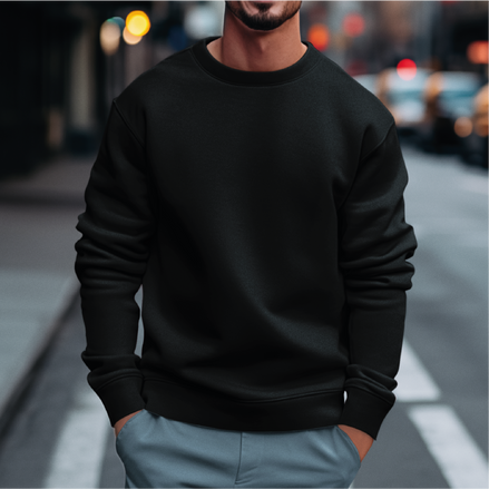Blank unisex sweatshirt for customization