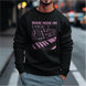 Custom printed sweatshirt with example design