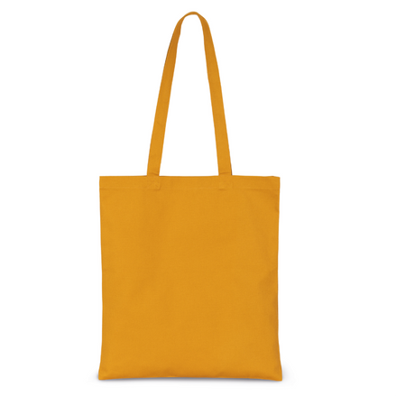Curcuma yellow canvas tote bag blank for customization