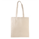 Natural raw canvas tote bag blank for customization