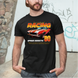 Custom printed unisex t-shirt with example design